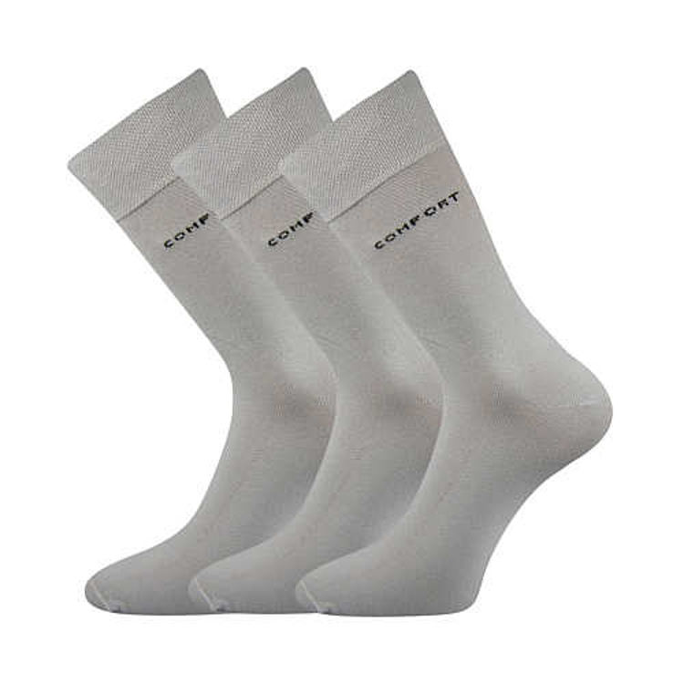 Obrazek Skarpety BOMA Comfort jasnoszare 3 pary