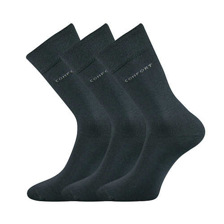 Obrazek Skarpety BOMA Comfort ciemnoszare 3 pary
