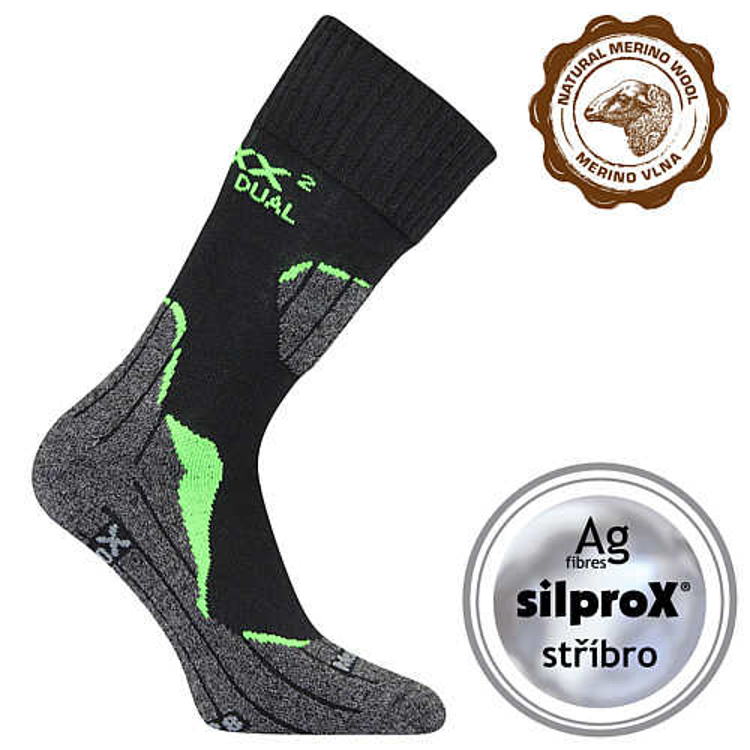 Obrazek Skarpety VOXX Dualix czarne 1 para