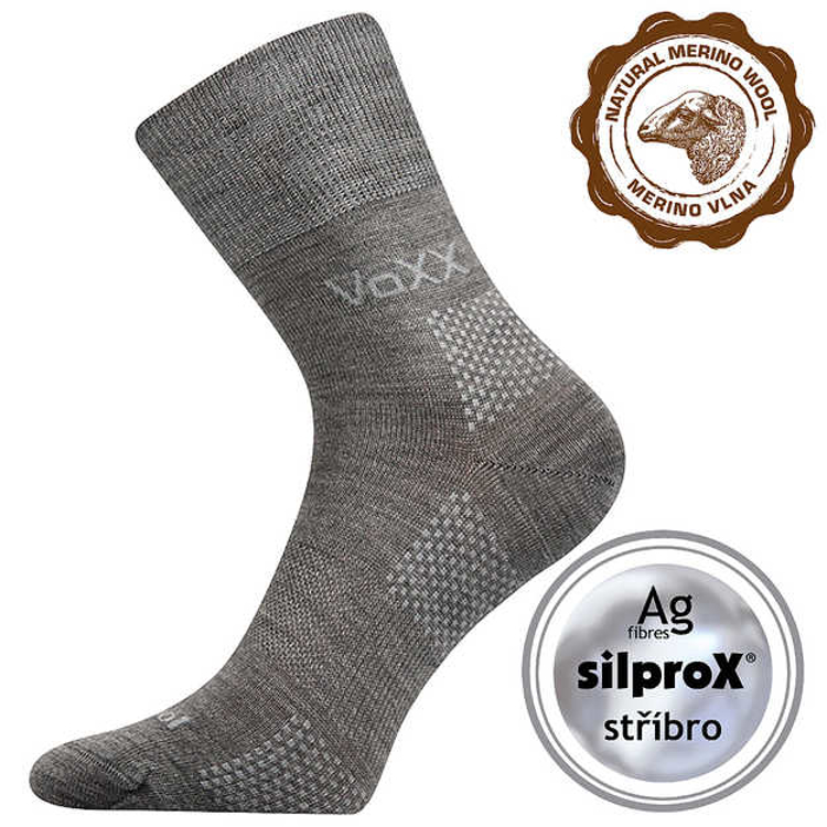 Obrazek VOXX Orionis ThermoCool skarpetki jasnoszare 1 para