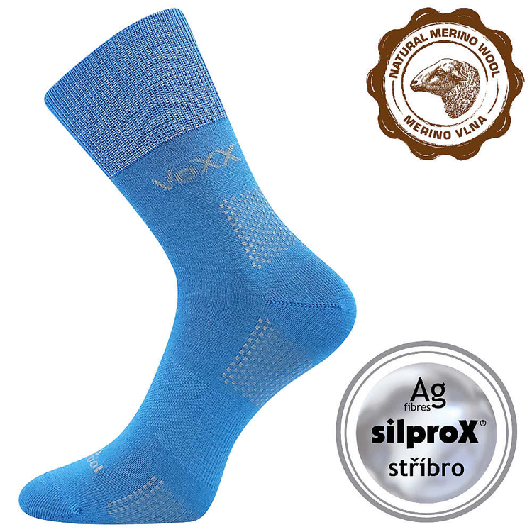 Obrazek VOXX Orionis ThermoCool skarpetki niebieskie 1 para