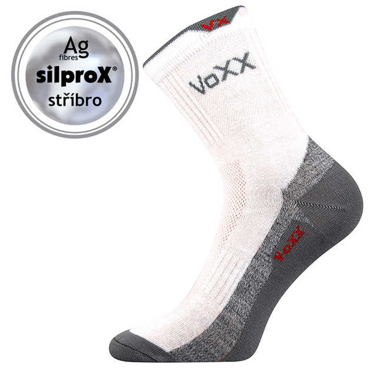 Obrazek VOXX Mascott silproX skarpetki białe 1 para