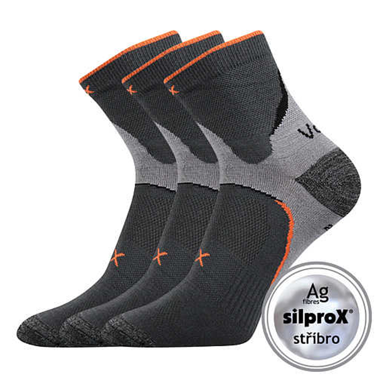Obrazek VOXX Maxter silproX skarpetki ciemnoszare 3 pary