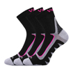 Obrazek Skarpetki VOXX Kryptox black-magenta 3 pary