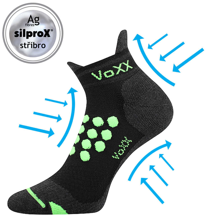 Obrazek Skarpety kompresyjne VOXX Sprinter czarne 1 para