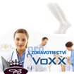 Obrazek VOXX Medi podkolanówki białe 1 para