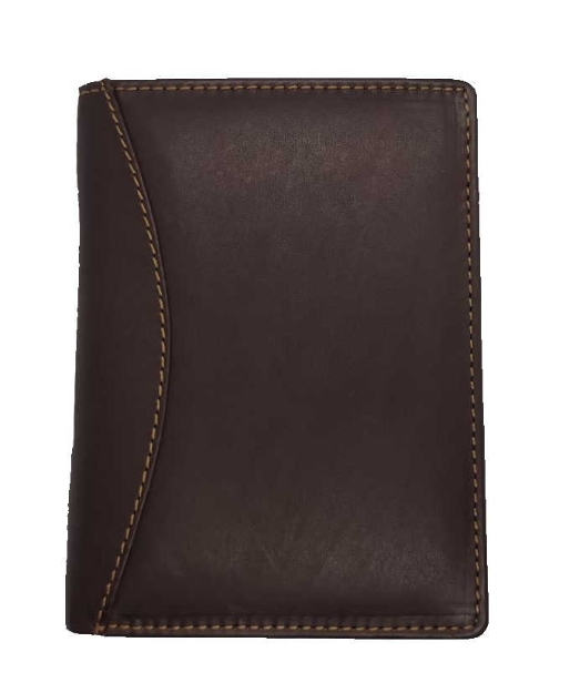 Obrazek Skórzany portfel Legiume 26070 brązowy