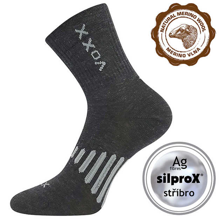 Obrazek VOXX Powrix skarpetki ciemnoszare 1 para