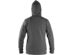 Obrazek Męska bluza z kapturem CXS HARRISON szary/czarny