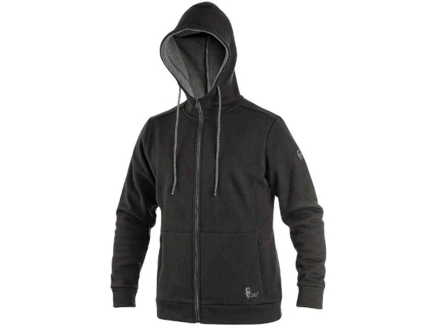 Obrazek Męska bluza z kapturem CXS HARRISON czarny/szary