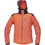 Obrazek Męska kurtka softshell KNOXFIELD z nadrukiem pomarańczowy