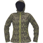 Obrazek Damska kurtka softshell z nadrukiem CRV YOWIE zielona