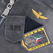 Obrazek Torba krzyżowa Aeronautica Militare Pilot L AM-471-23 antracyt 2,4 L