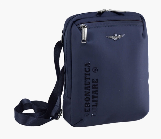 Obrazek Torba krzyżowa Aeronautica Militare Helix L AM-482-05 niebieska 3 L