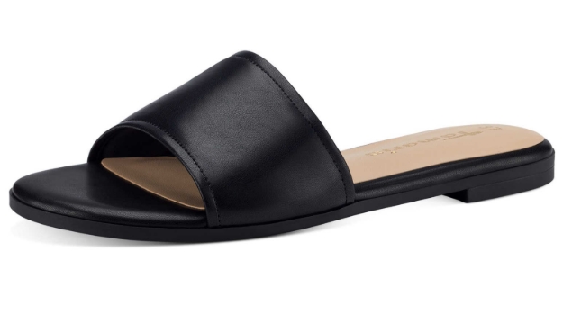 Obrazek Tamaris 1-27108-20 001 Czarne kapcie damskie