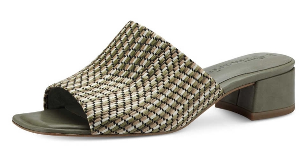 Obrazek Tamaris 1-27207-20 770 Zielone kapcie damskie