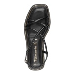 Obrazek Tamaris 1-28102-20 001 Sandały damskie czarne