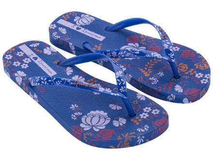 Obrazek Ipanema Flower Bomb 26890-AE074 Japonki damskie niebieski