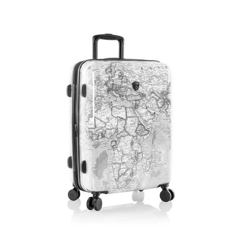 Obrazek Heys Journey 3G M Black/White Map 86 L