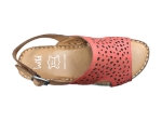 Obrazek Wild 0161320 Salsa Coconut Sandały damskie z pełnej skóry Czerwony