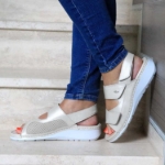 Obrazek Beżowe damskie sandały zdrowotne Batz Tilda