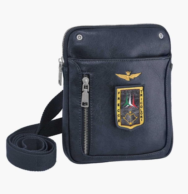 Obrazek Torba krzyżowa Aeronautica Militare Pilot M AM-470-05 niebieska 1,1 L