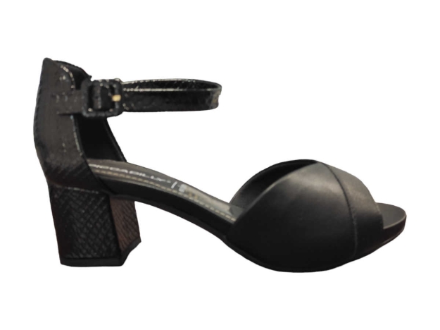 Obrazek Piccadilly 562043-4 Damskie sandały na obcasie czarne