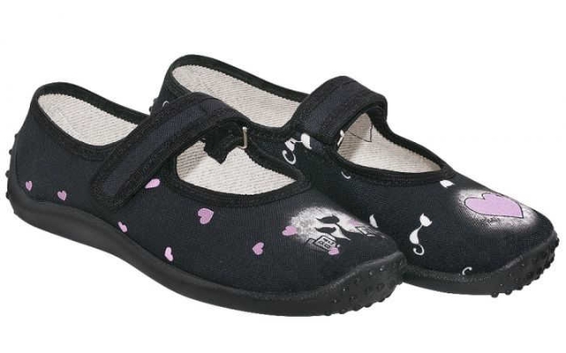 Obrazek Tekstylne baleriny dziecięce BIGHORN JANA 5007 D