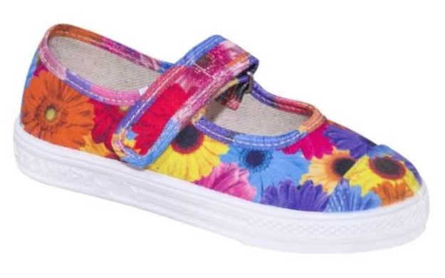 Obrazek Tekstylne baleriny dziecięce BIGHORN ROSA 5029 A