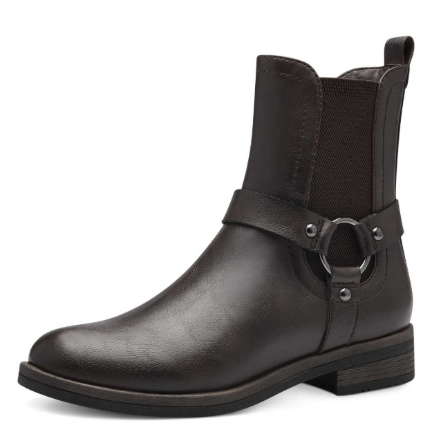 Obrazek Tamaris 1-25352-41-304 Botki damskie brązowe