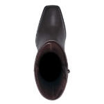 Obrazek Tamaris 1-25516-41-342 Botki damskie bordowy