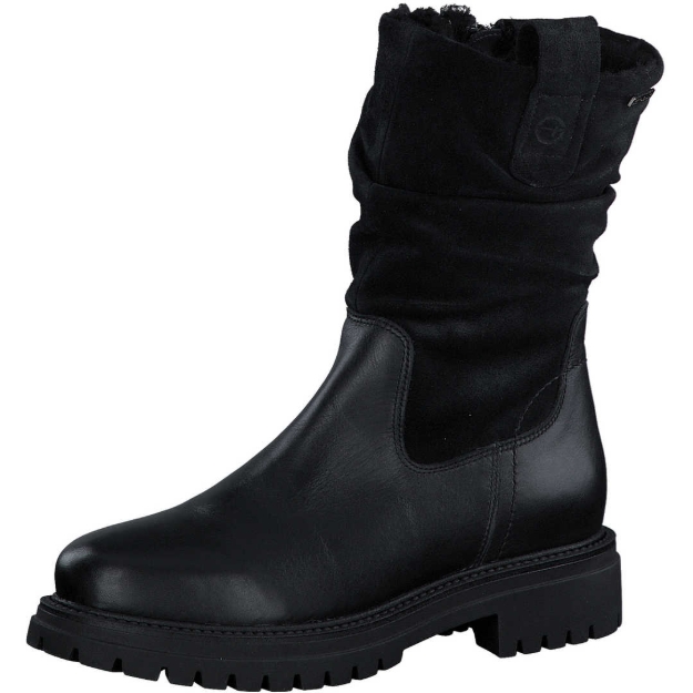 Obrazek Tamaris 1-26809-41-001 Botki damskie czarne