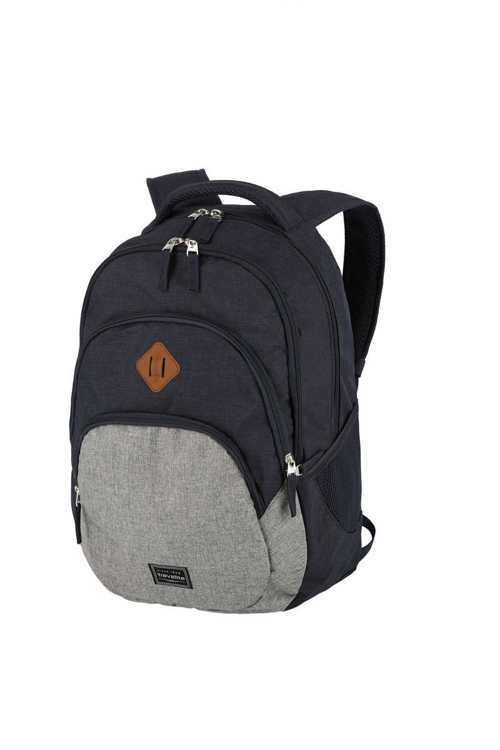 Obrazek Plecak Travelite Basics Melange Navy/grey 22 L