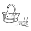 Obrazek Reisenthel Carrybag XS Kids Koty i psy miętowy 5 L