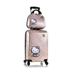 Obrazek Heys Kids Hello Kitty Metallic - zestaw 2 sztuk Walizka: 33,8 l / Kosmetyczka: 3 l