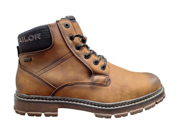 Obrazek Tom Tailor 4280350009 Buty za kostkę męskie brązowe