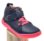 Obrazek Pegres Barefoot SBF62F trampki dziecięce czarny / różowy