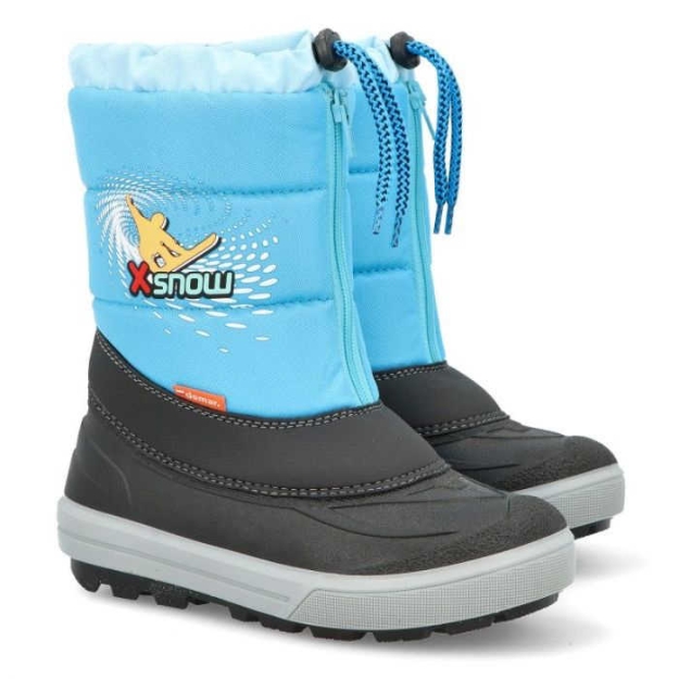 Obrazek Demar KENNY 2 1532 NF X-SNOW Dziecięce buty śniegowe jasnoniebieskie