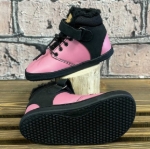 Obrazek Pegres Barefoot BF40 Dziecięce buty zimowe za kostkę w kolorze różowym