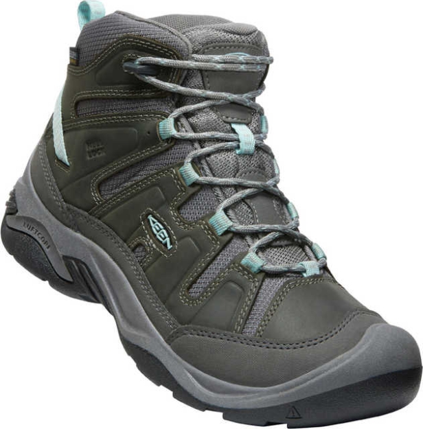 Obrazek KEEN Circadia MID WP Women Damskie buty trekkingowe stalowoszary/chmurny niebieski