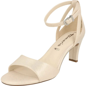 Obrazek Tamaris 1-28327-20 912 Damskie sandały na obcasie złoty