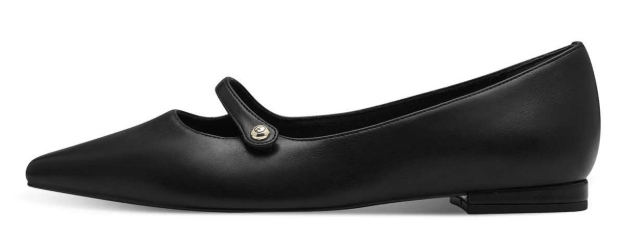 Obrazek Tamaris 1-22101-42-020 Czarne baleriny damskie