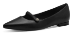 Obrazek Tamaris 1-22101-42-020 Czarne baleriny damskie