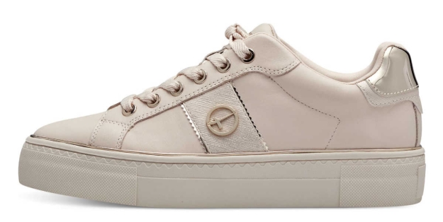 Obrazek Tamaris 1-23724-42-418 Damskie trampki w kolorze beżowym