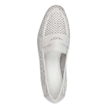 Obrazek Tamaris 1-24210-42-110 Białe mokasyny damskie