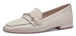 Obrazek Tamaris 1-24224-42-418 Damskie beżowe loafersy
