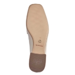 Obrazek Tamaris 1-24224-42-418 Damskie beżowe loafersy