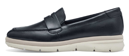 Obrazek Tamaris 1-24720-42-805 Damskie granatowe loafersy
