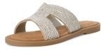 Obrazek Tamaris 1-27113-42-919 Srebrne pantofle damskie