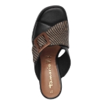 Obrazek Tamaris 1-27223-42-098 Czarne kapcie damskie